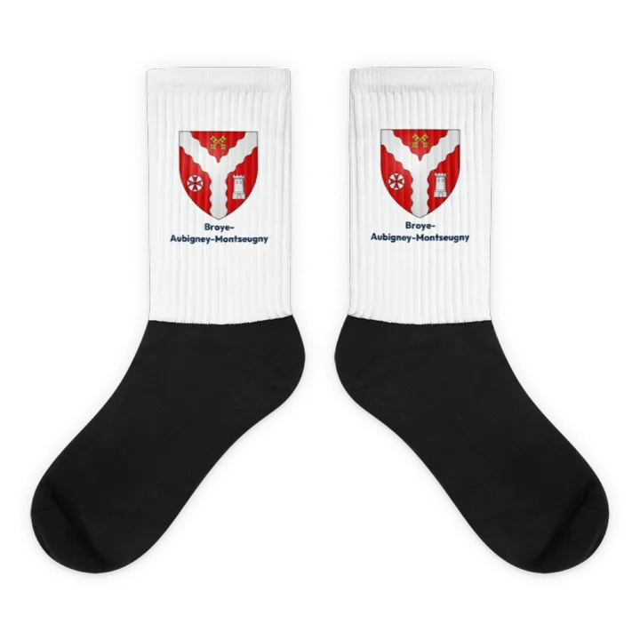 Chaussettes — blason de Broye-Aubigney-Montseugny