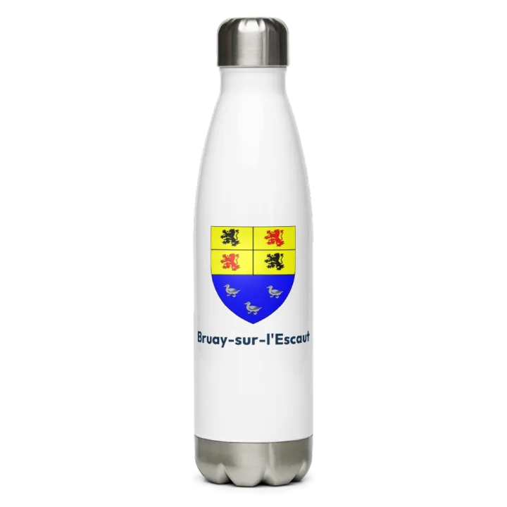 Gourde inox — blason de Bruay-sur-l'Escaut
