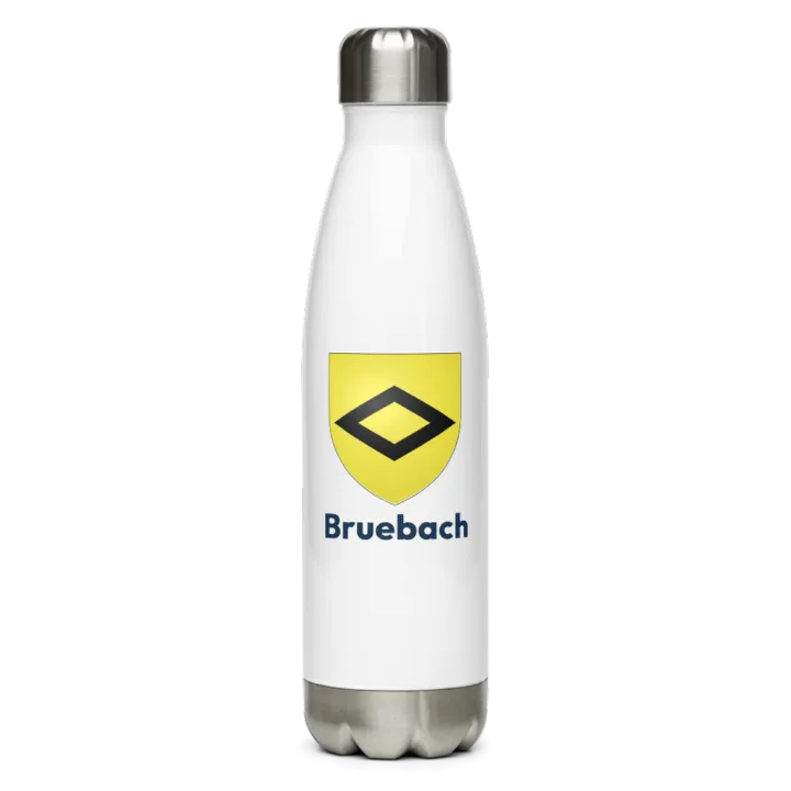 Gourde inox blason de Bruebach