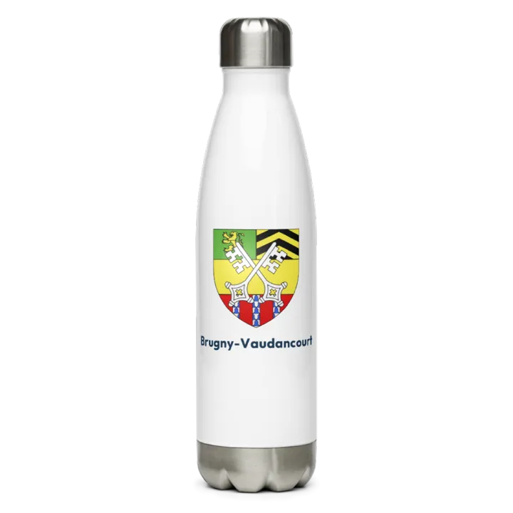 Gourde inox — blason de Brugny-Vaudancourt