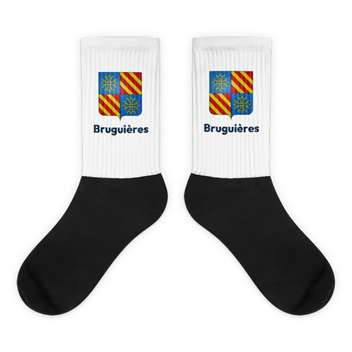 Chaussettes — blason de Bruguières