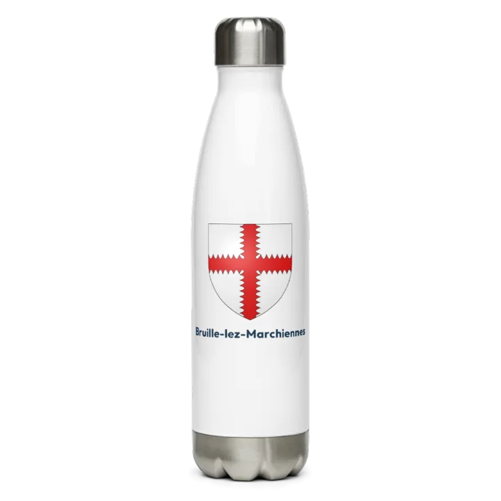 Gourde inox blason de Bruille-lez-Marchiennes