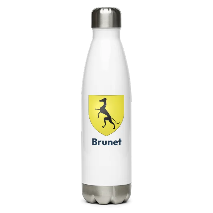 Gourde inox blason de Brunet
