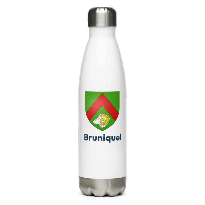 Gourde inox blason de Bruniquel