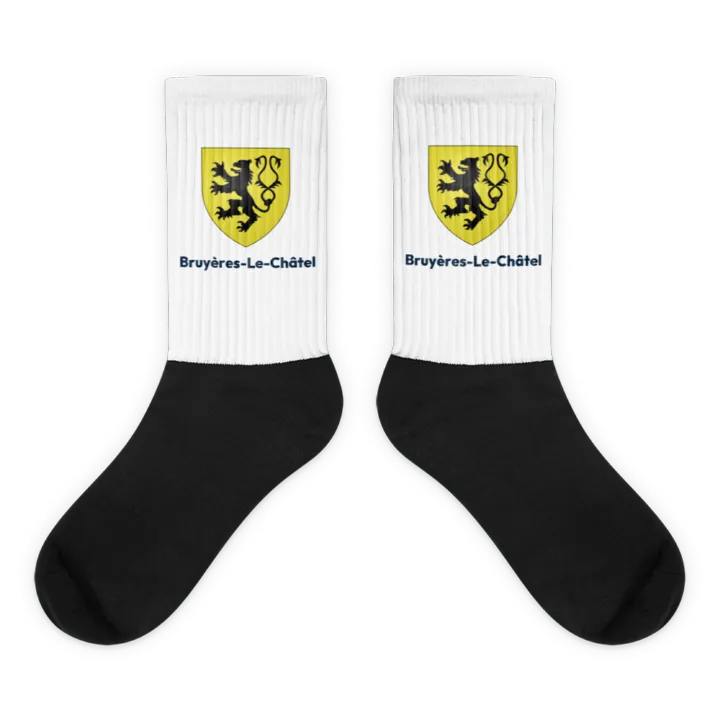 Chaussettes — blason de Bruyères-le-Châtel