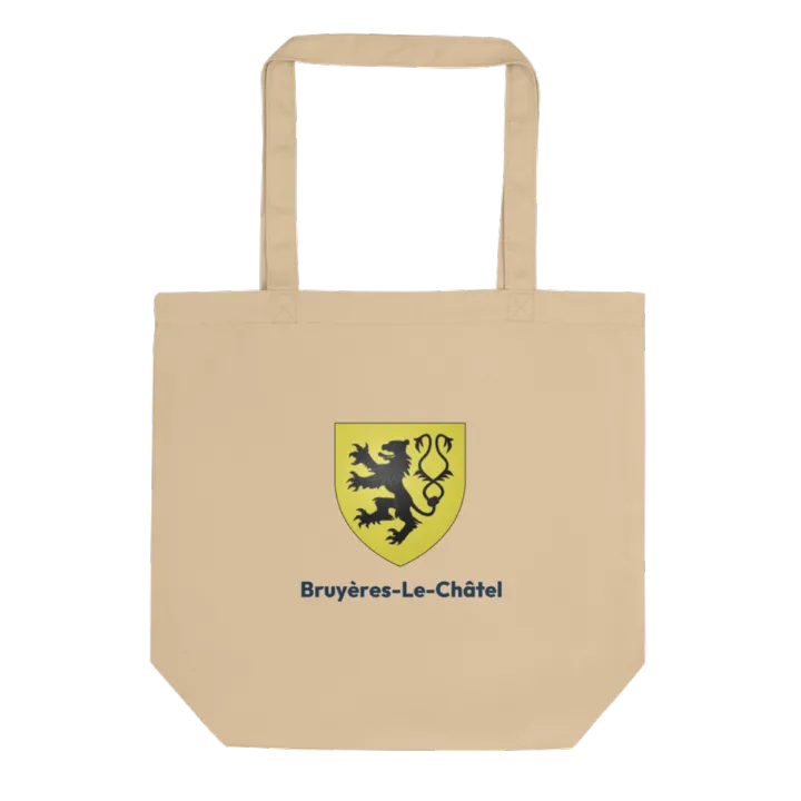 Tote bag coton bio — blason de Bruyères-le-Châtel