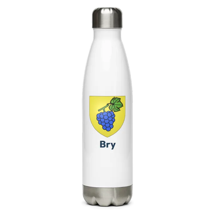 Gourde inox blason de Bry