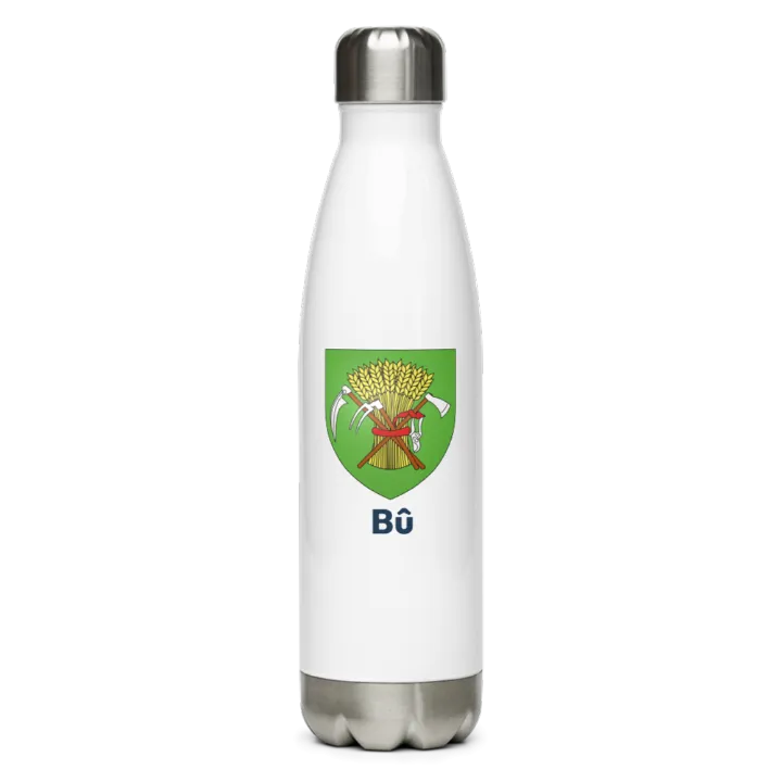 Gourde inox blason de Bû