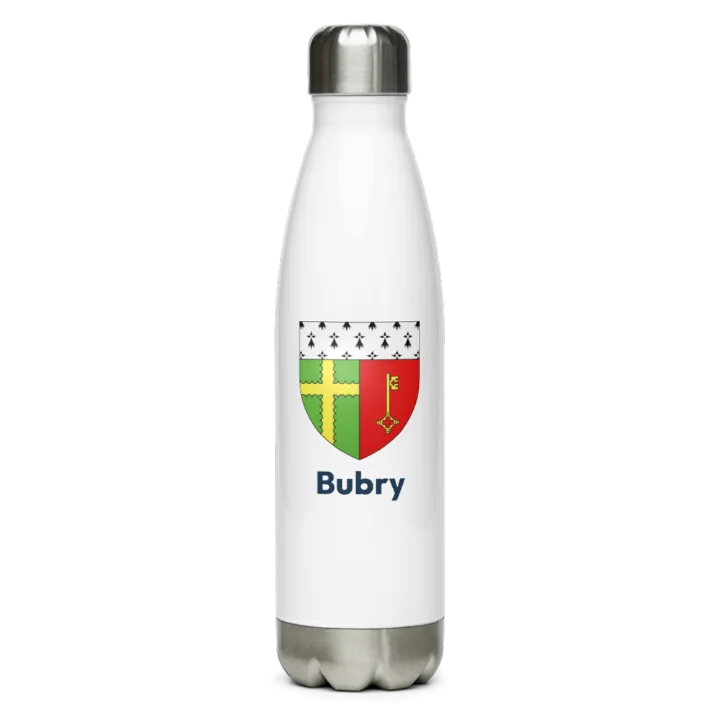 Gourde inox — blason de Bubry