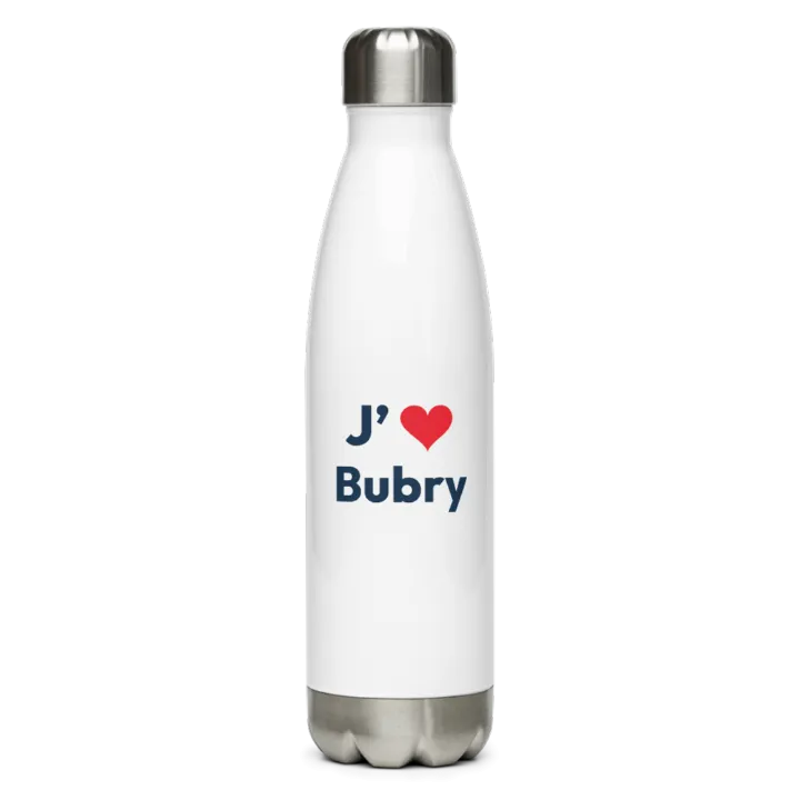Gourde inox « J’❤ Bubry »