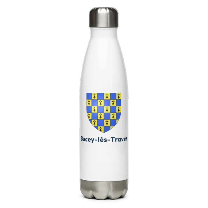 Gourde inox blason de Bucey-lès-Traves