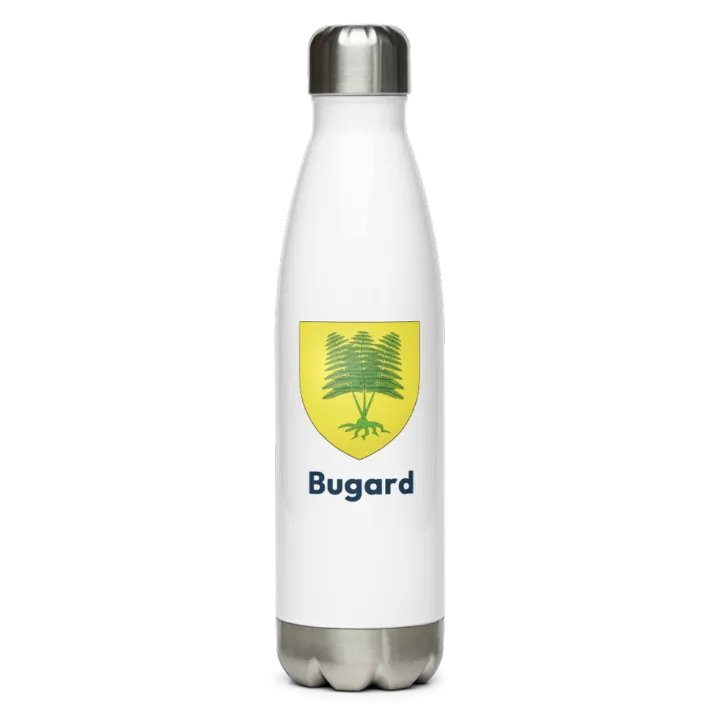 Gourde inox blason de Bugard