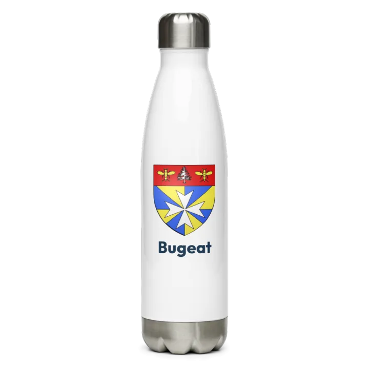 Gourde inox blason de Bugeat