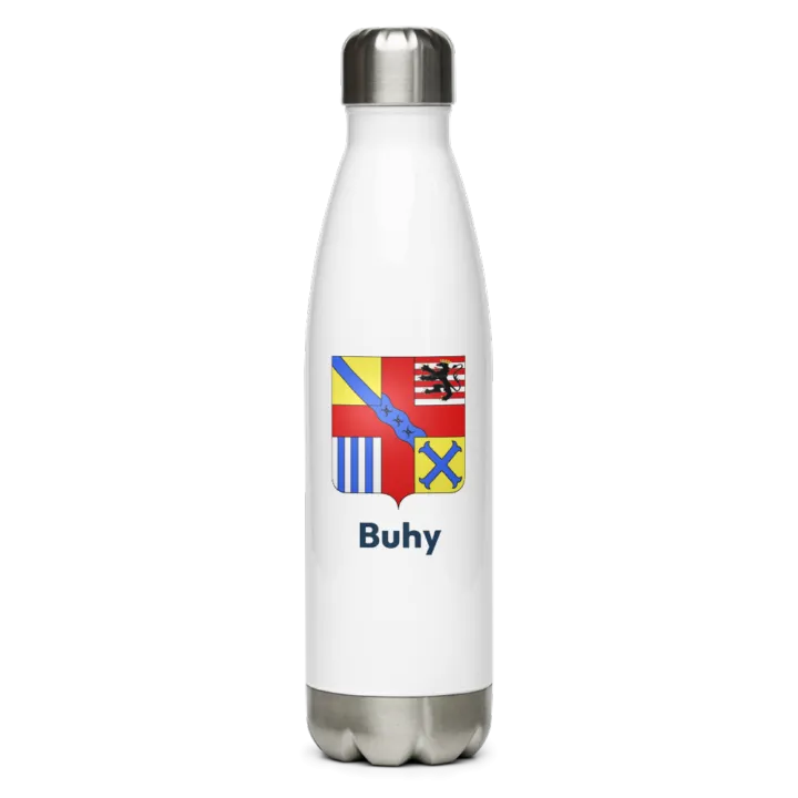 Gourde inox blason de Buhy