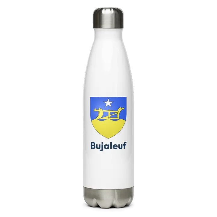 Gourde inox blason de Bujaleuf
