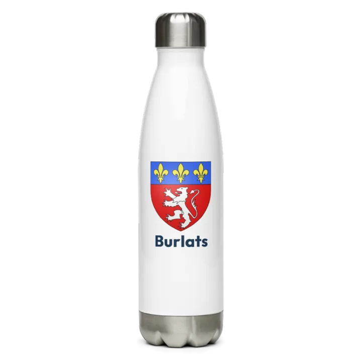 Gourde inox blason de Burlats