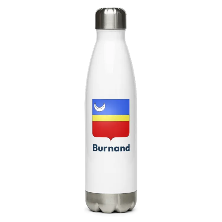 Gourde inox blason de Burnand