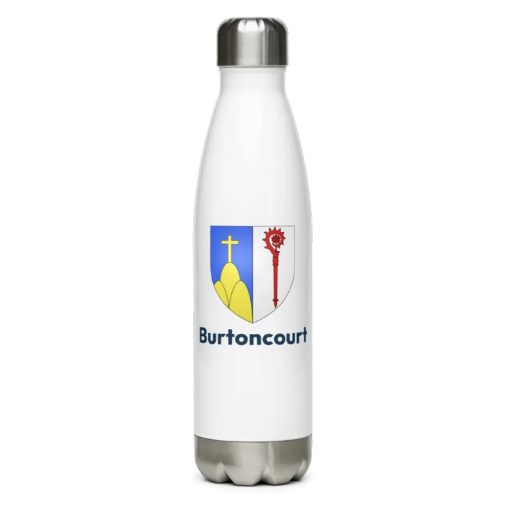 Gourde inox blason de Burtoncourt