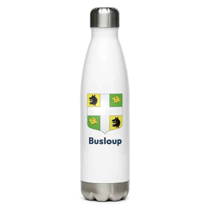 Gourde inox blason de Busloup