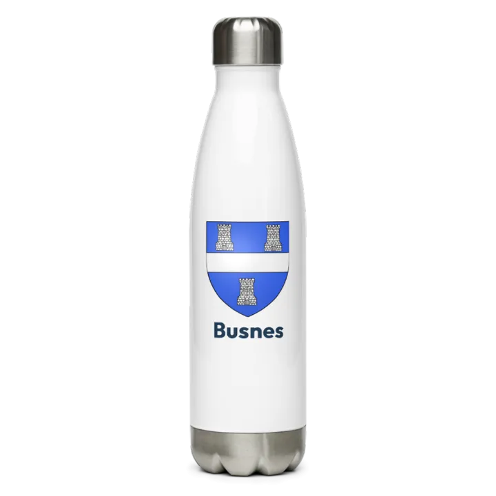 Gourde inox blason de Busnes