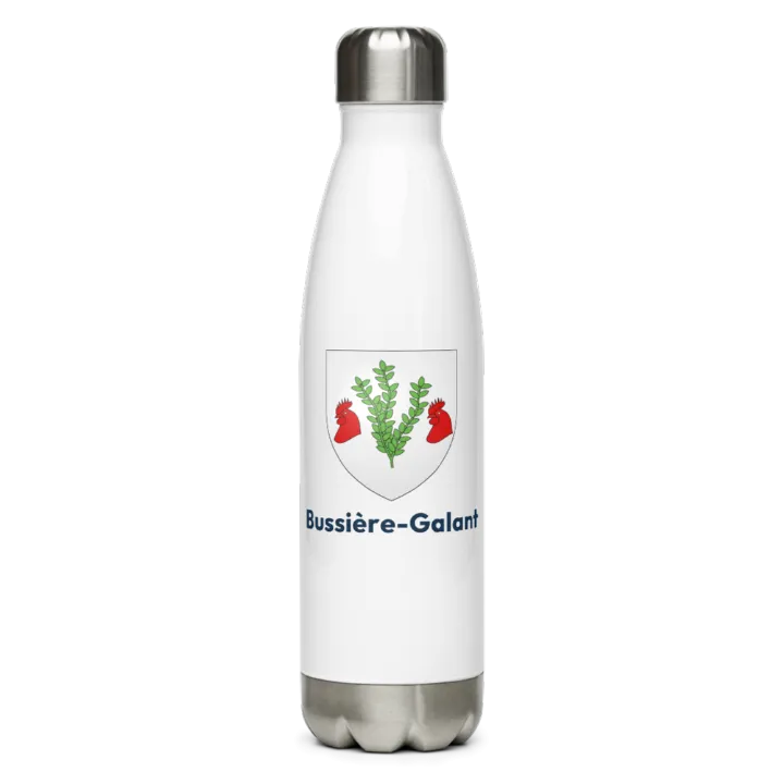 Gourde inox blason de Bussière-Galant
