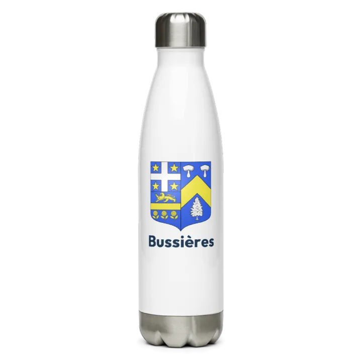 Gourde inox blason de Bussières