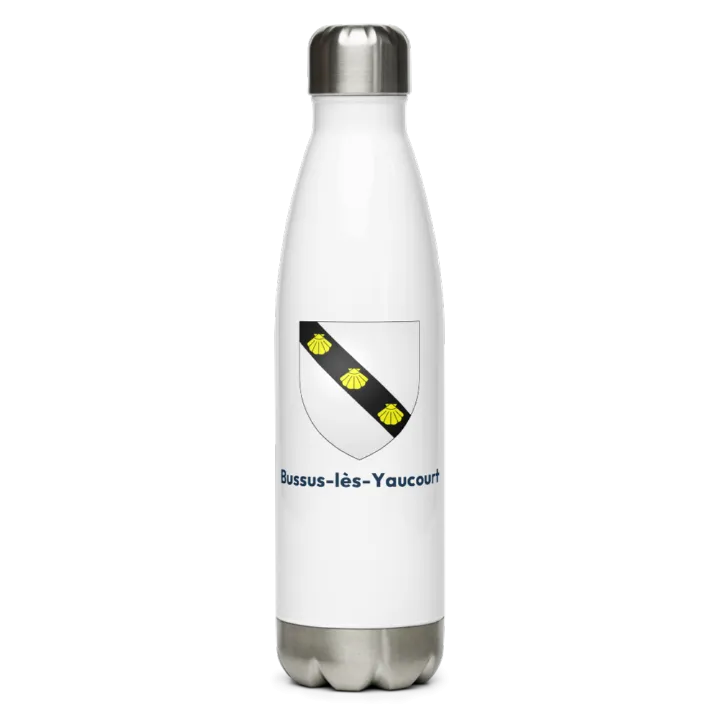 Gourde inox blason de Bussus-lès-Yaucourt