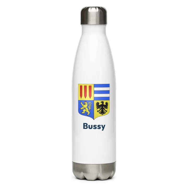 Gourde inox blason de Bussy