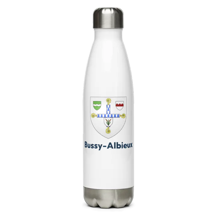 Gourde inox blason de Bussy-Albieux