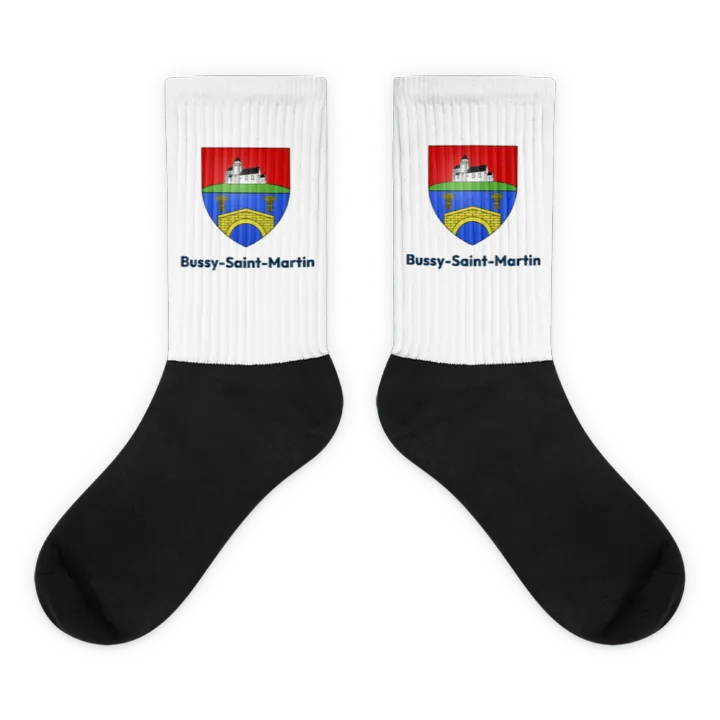 Chaussettes — blason de Bussy-Saint-Martin