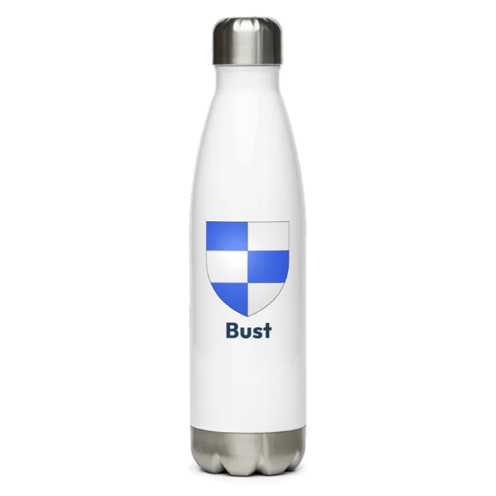 Gourde inox blason de Bust