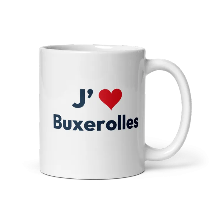 Mug « J’❤ Buxerolles »