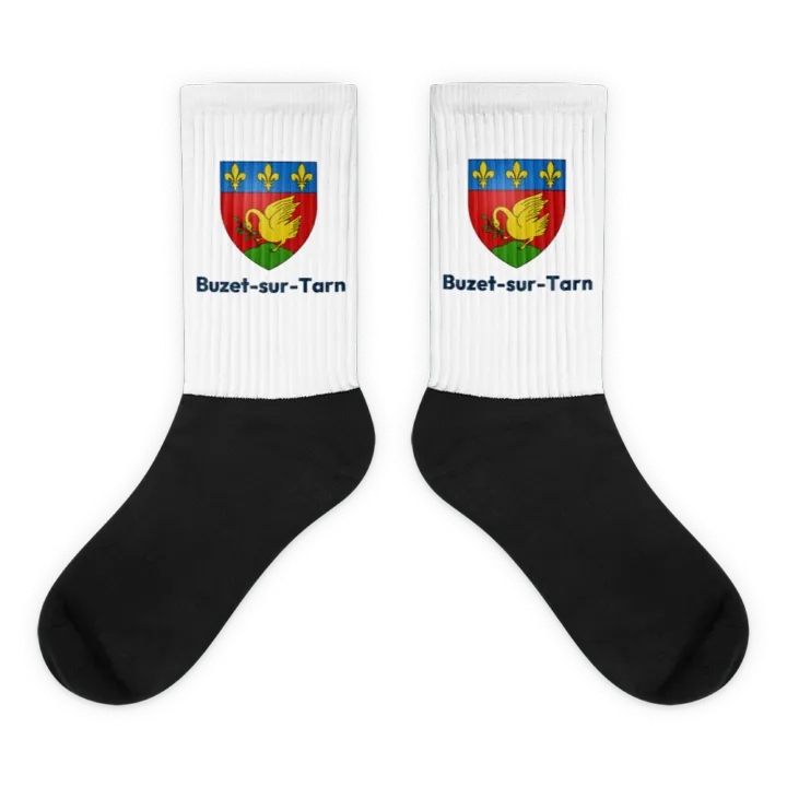 Chaussettes — blason de Buzet-sur-Tarn