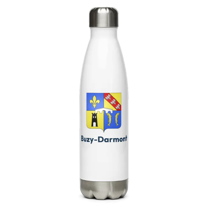 Gourde inox blason de Buzy-Darmont