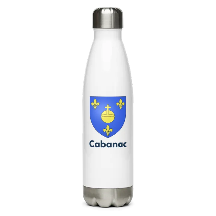 Gourde inox blason de Cabanac