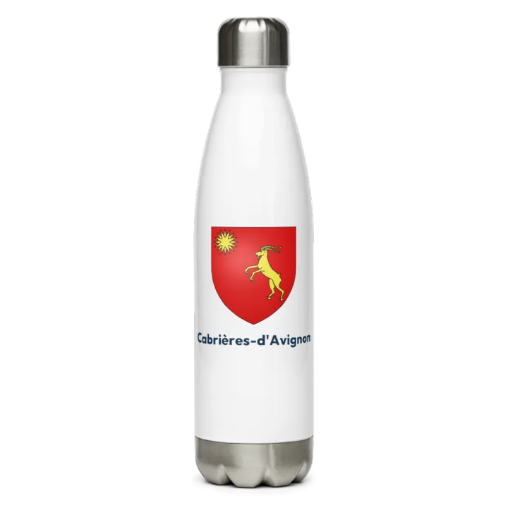 Gourde inox blason de Cabrières-d'Avignon