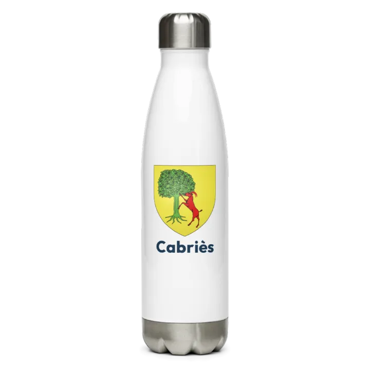 Gourde inox — blason de Cabriès