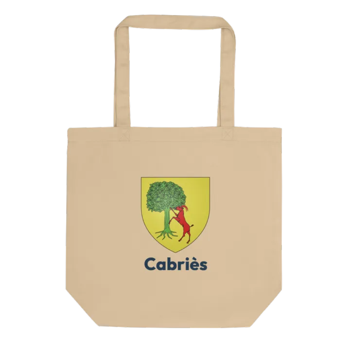 Tote bag coton bio — blason de Cabriès