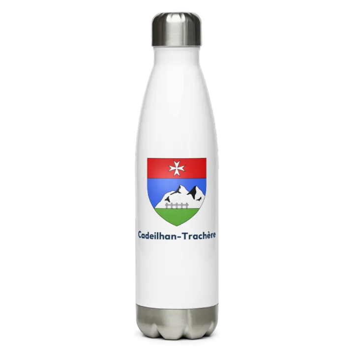 Gourde inox blason de Cadeilhan-Trachère