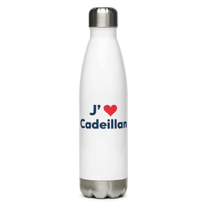Gourde inox « J’❤ Cadeillan »