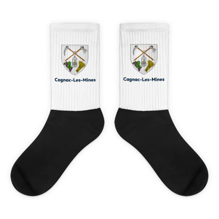 Chaussettes — blason de Cagnac-les-Mines
