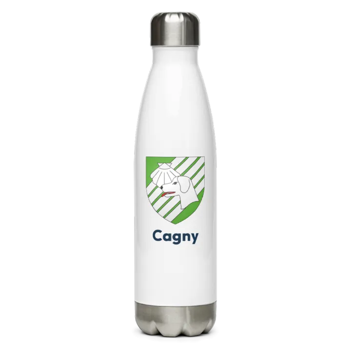 Gourde inox — blason de Cagny