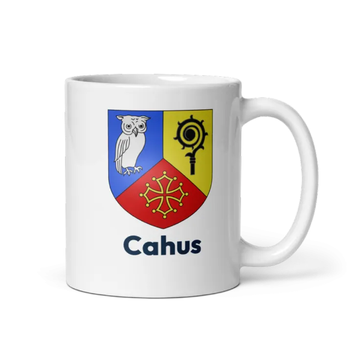 Mug blason de Cahus