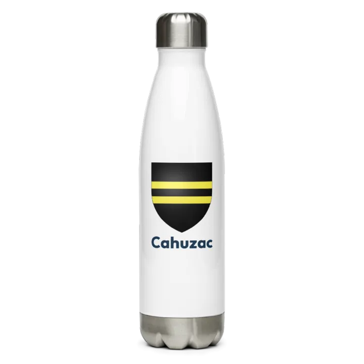 Gourde inox blason de Cahuzac