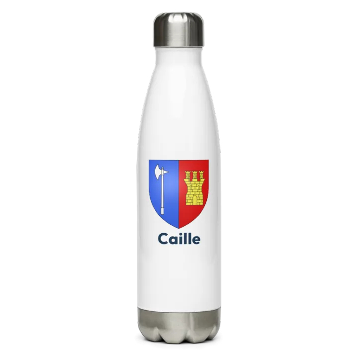 Gourde inox blason de Caille