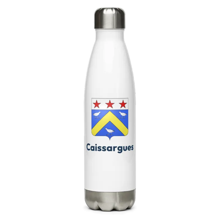Gourde inox blason de Caissargues