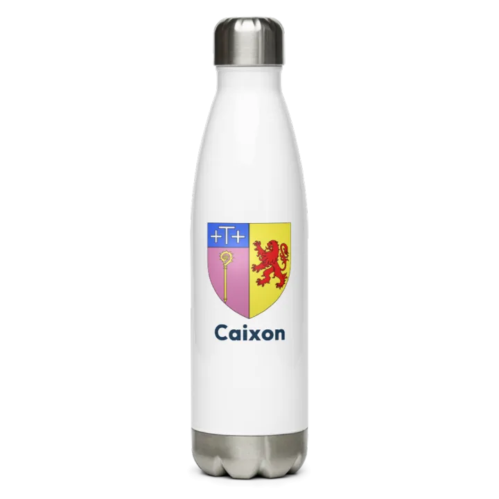 Gourde inox blason de Caixon
