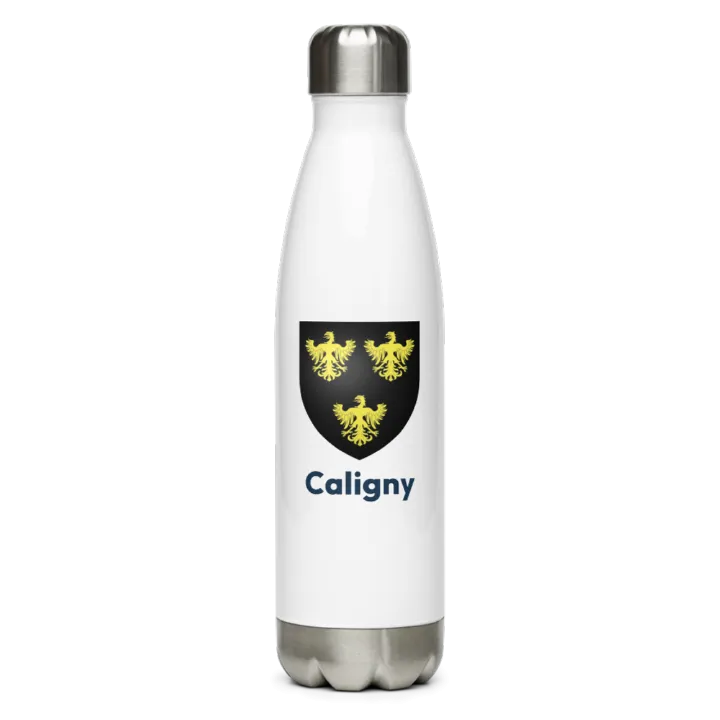 Gourde inox blason de Caligny