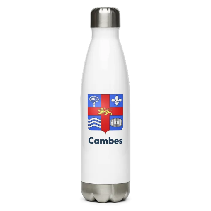 Gourde inox blason de Cambes