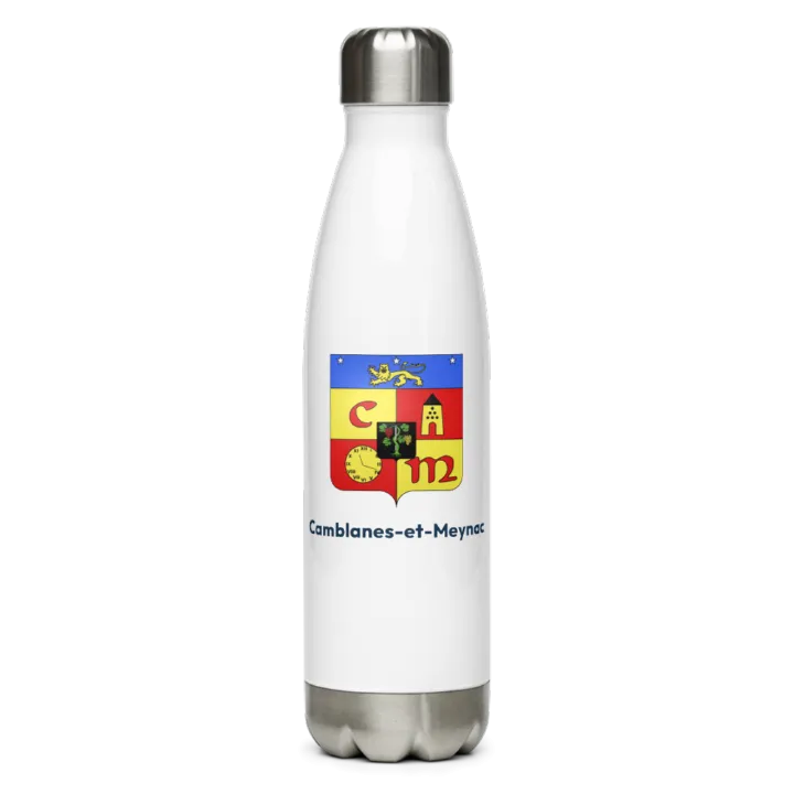 Gourde inox blason de Camblanes-et-Meynac